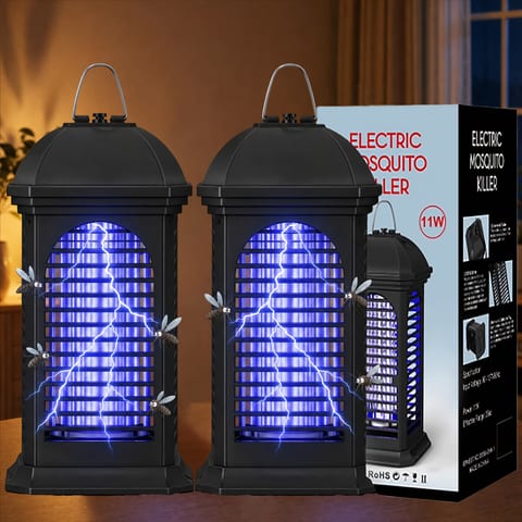 Bug Zapper, Mosquito Zapper, Fly Trap Mosquito Lamp, Electronic Bug Zapper Powerful Electric Mosquito Zapper Fly Killer - Metal Mesh For Home, Kitchen & Bedroom Gifts For Family And Friends